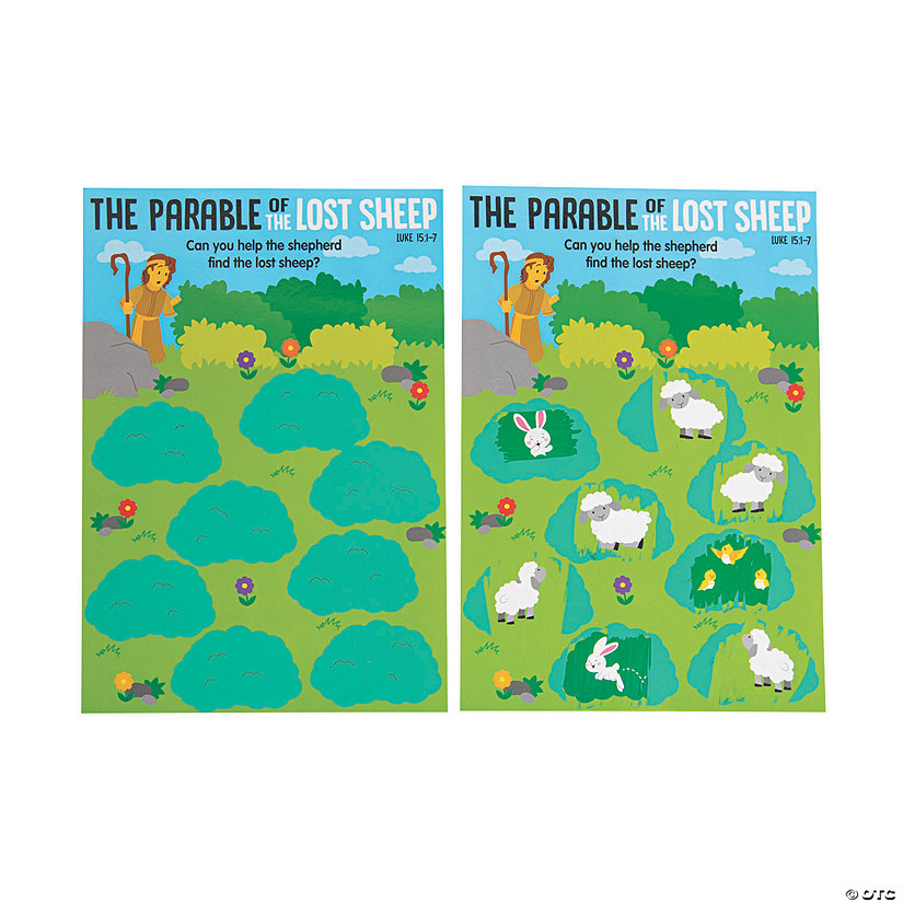 Magic Color Scratch The Parable of the Lost Sheep Activities - 12 Pc. Image