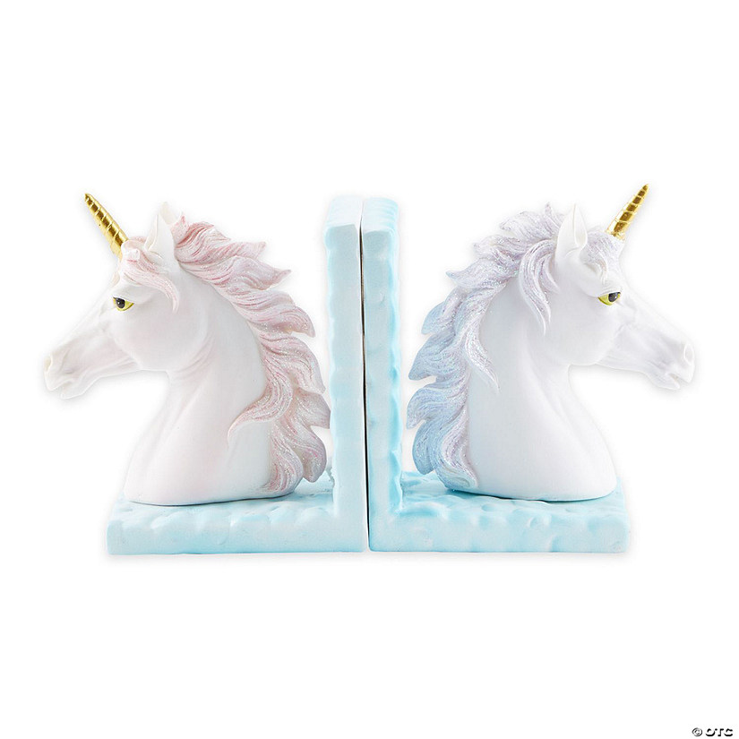 Magical Unicorn Bookends 8X3X5" Image