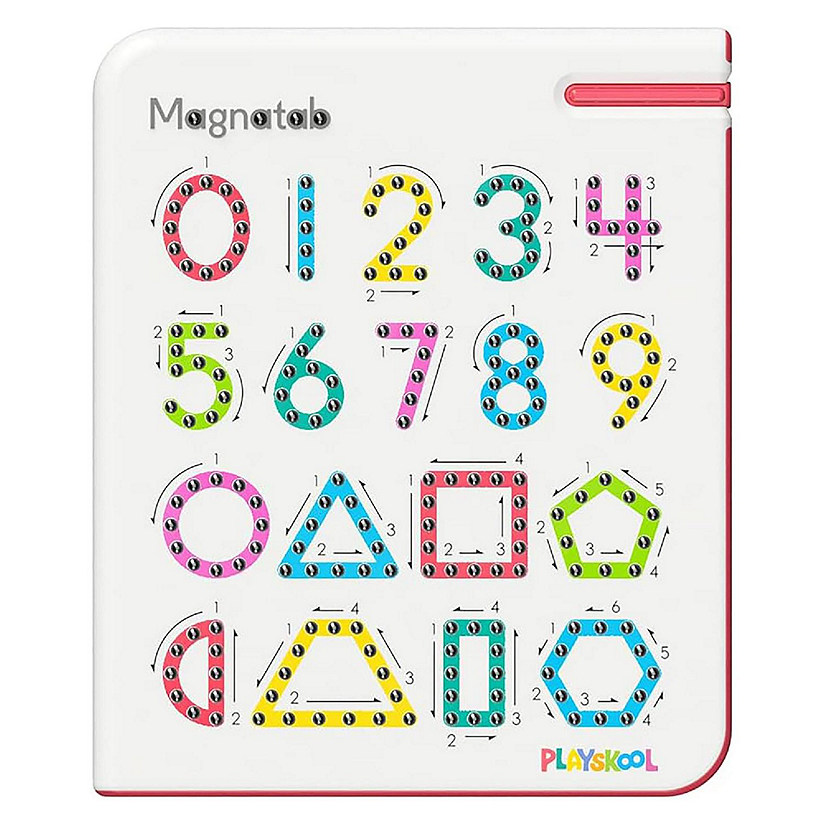 Magnatab Playskool Numbers and Shapes  Learning and Sensory Drawing Tool Image