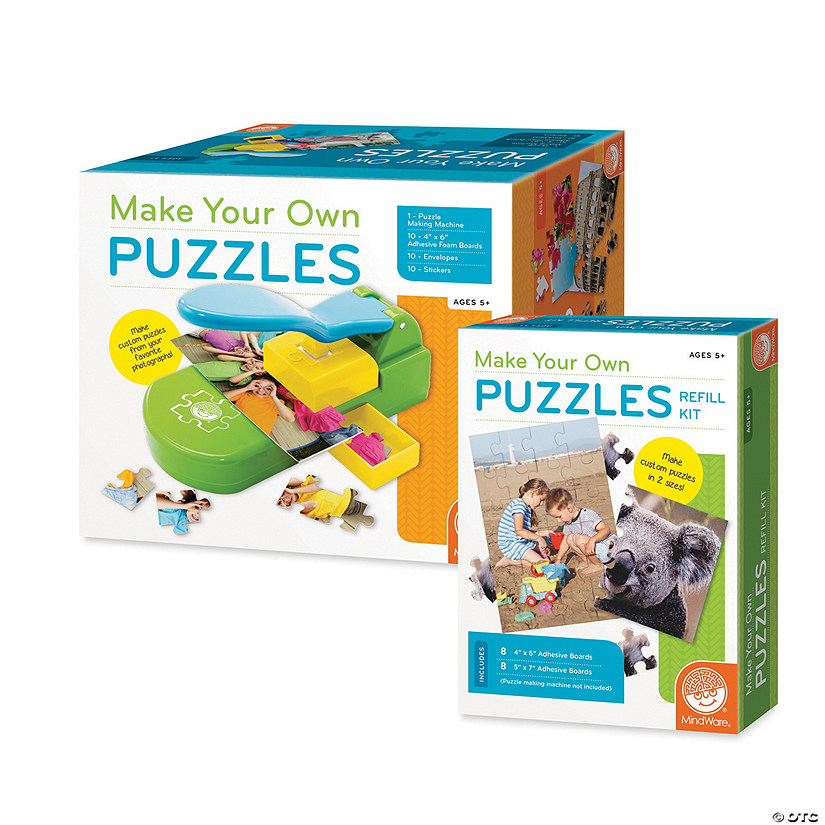Make Your Own Puzzle Machine and Refill Pack: Set of 2 Image