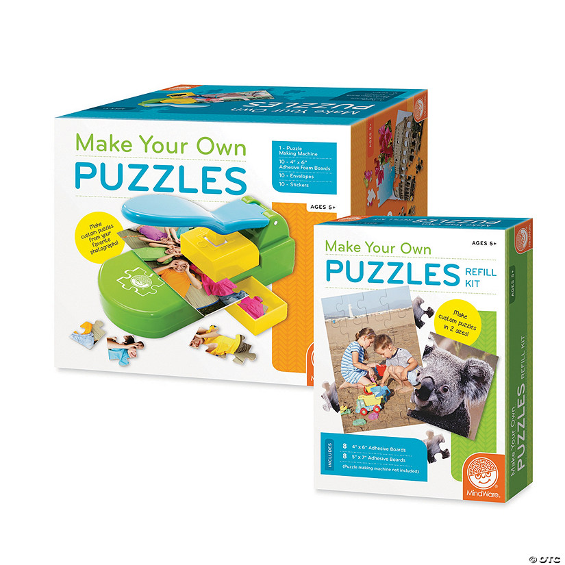 Make Your Own Puzzle Machine and Refill Pack Set of 2 Discontinued