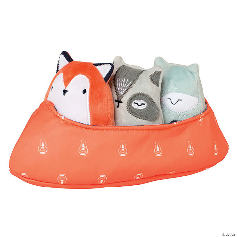 Manhattan Toy Camp Acorn Canoe Buddies Stuffed Animal Set Image