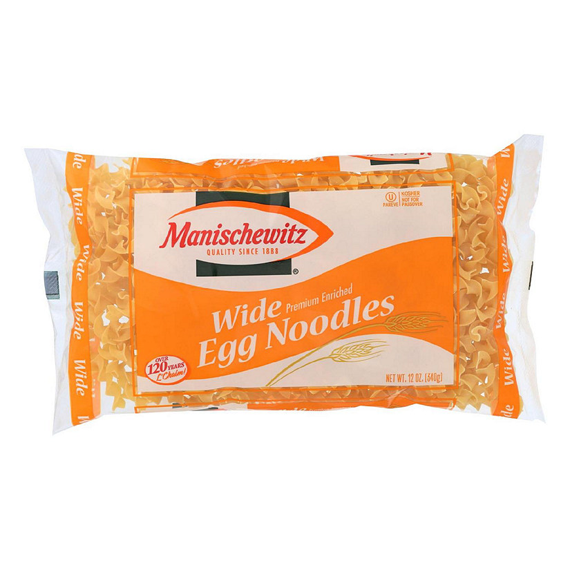 Manischewitz - Egg Noodles Broad - Case of 12 - 12 oz. Image
