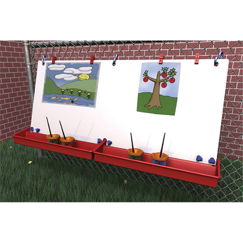 Manta Ray S3102 46W x 22-1/2H Double Fence Easel Image