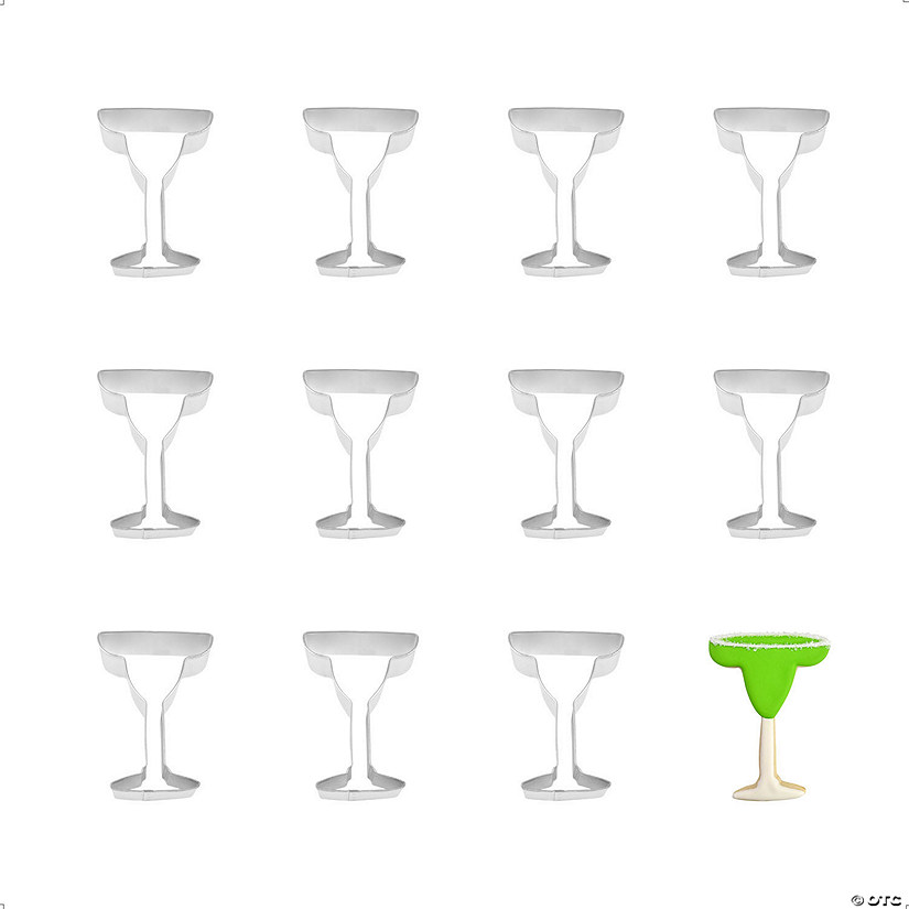 Margarita Glass 4" Cookie Cutters Image
