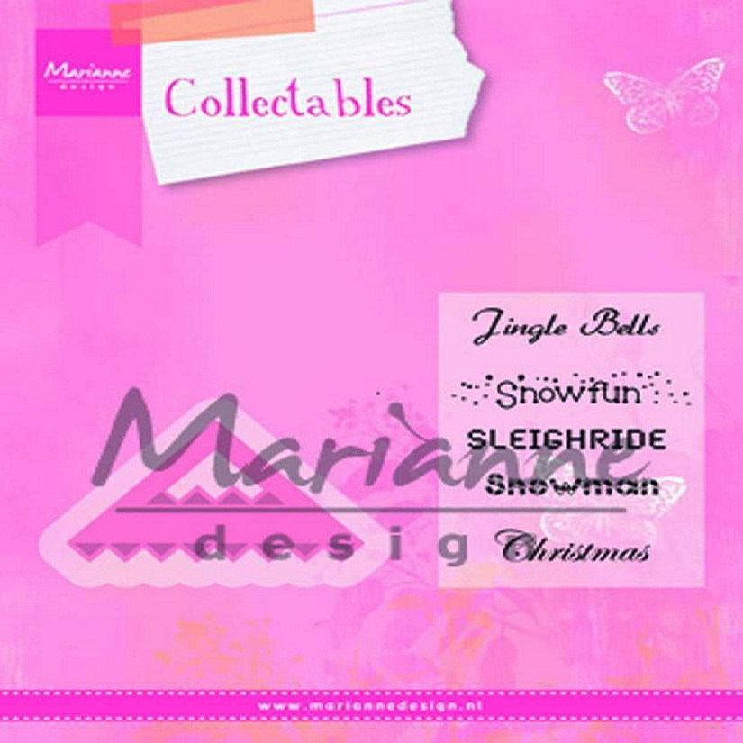 Marianne Design Collectable  Conrer and Winter Sentiments Image