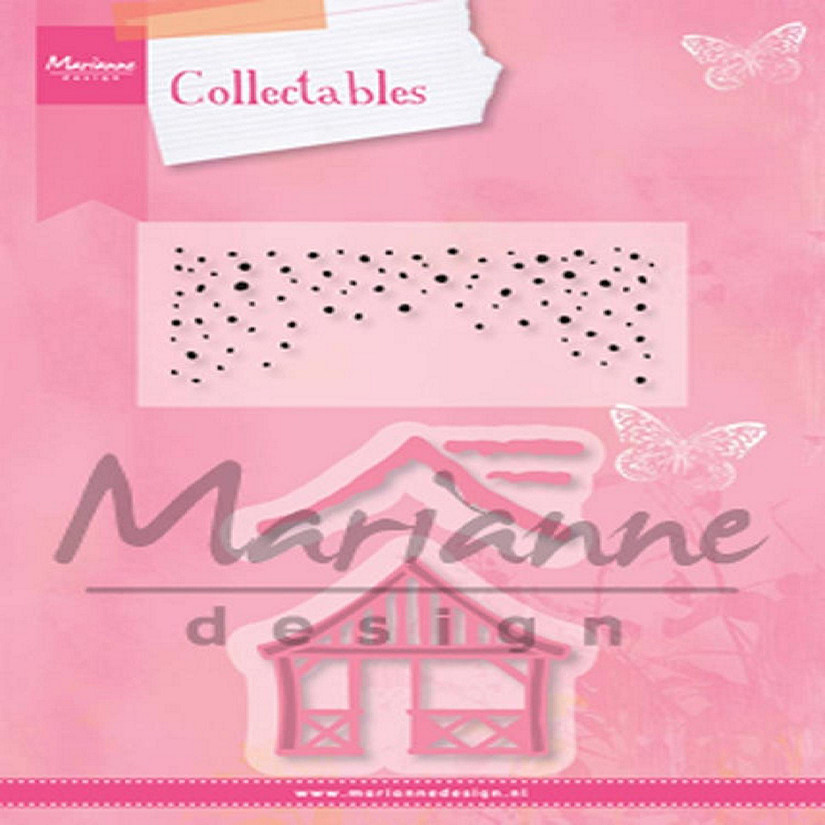 Marianne Design Collectables Dies  Stamp Set  Xmas Village Chalet Image