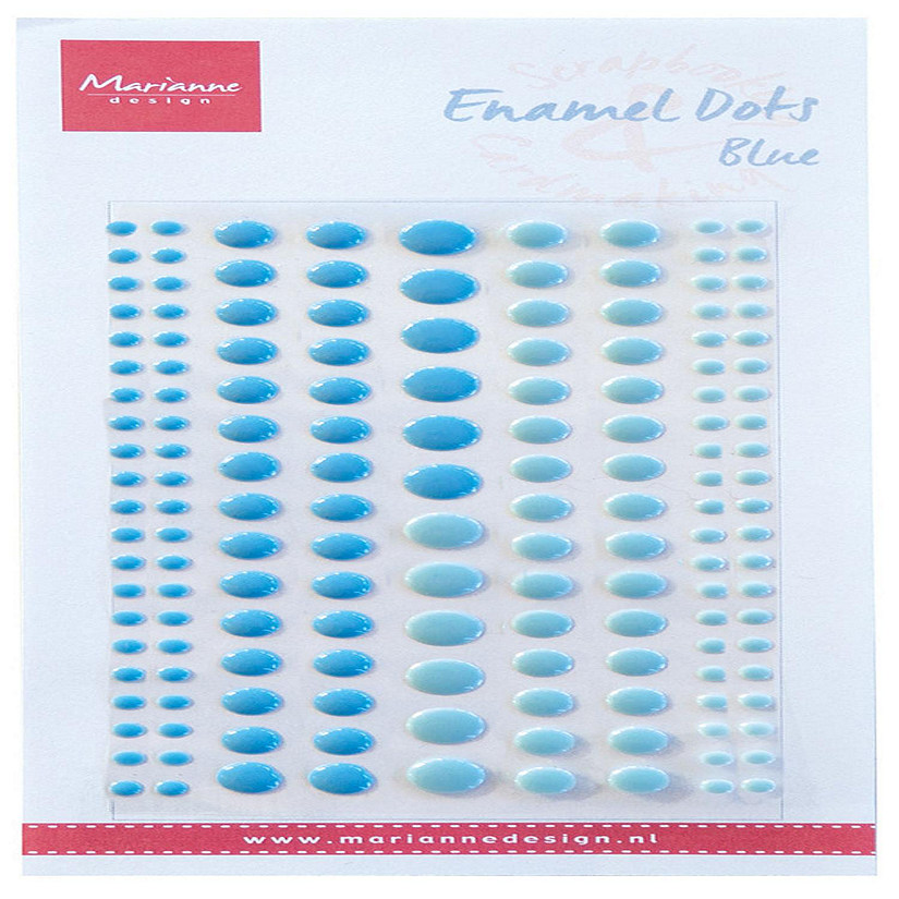 Marianne Design Enamel Dots  Two Blue Image