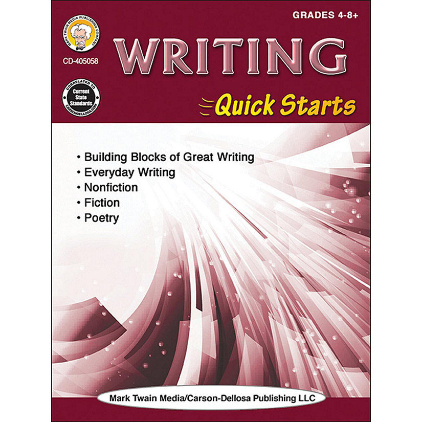 Mark Twain Media Writing Quick Starts Workbook Image