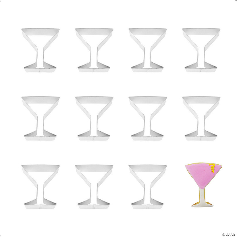 Martini Glass 4" Cookie Cutters Image