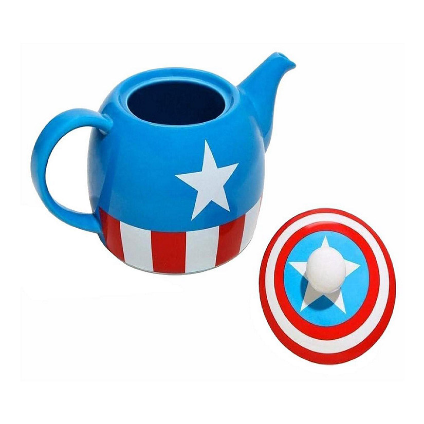 Marvel Captain America 36 Ounce Ceramic Teapot Image