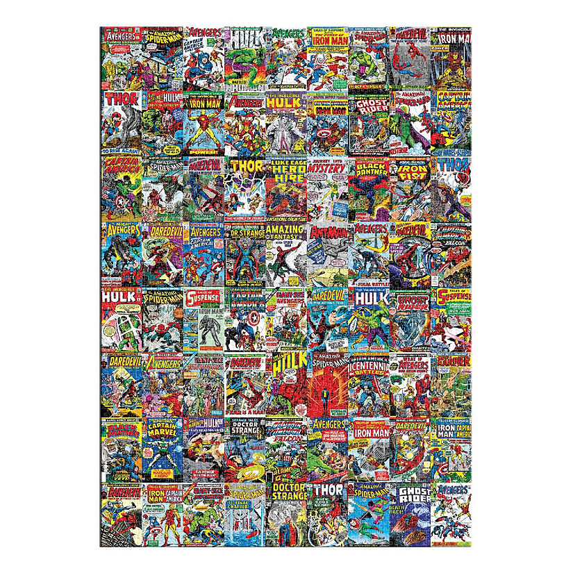 Marvel Comics Covers Superheroes 3000-Piece Jigsaw Puzzle  Toynk Exclusive Image