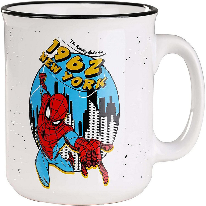 Marvel Comics Spider-Man "1962" Ceramic Camper Mug  Holds 20 Ounces Image