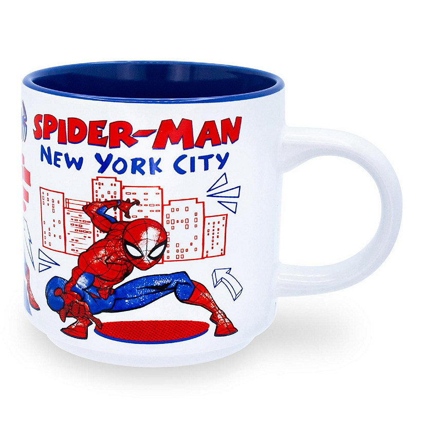 Marvel Comics Spider-Man "New York City" Ceramic Mug  Holds 13 Ounces Image