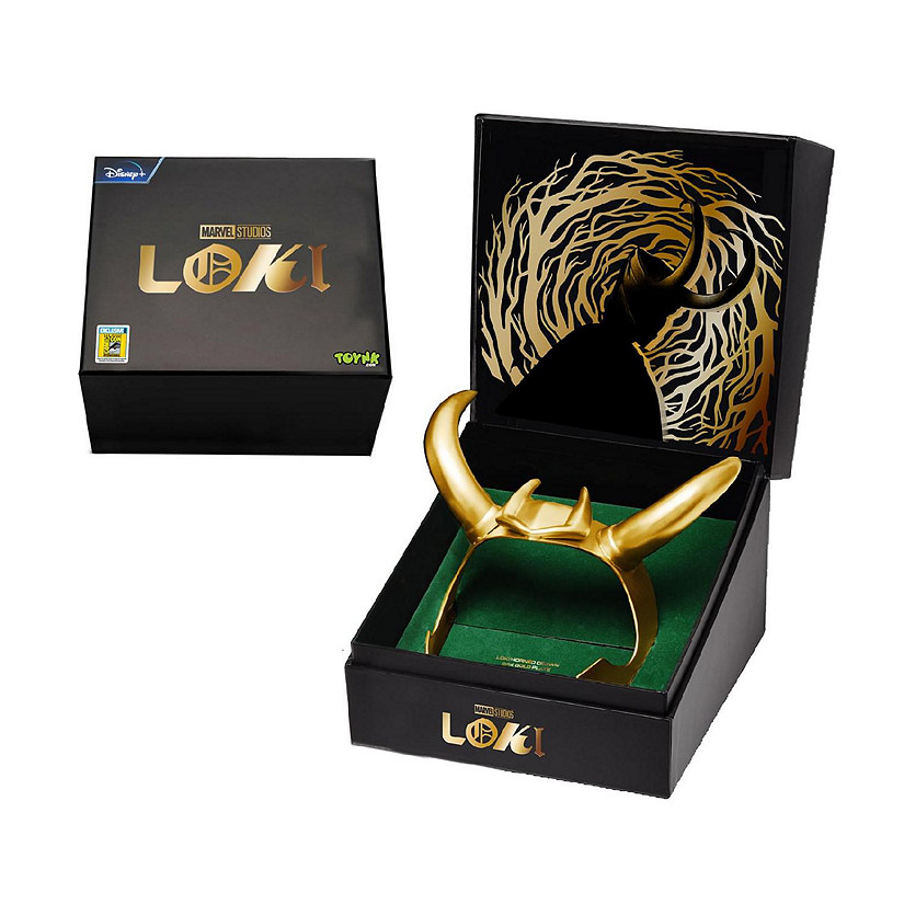 Marvel President Loki Crown 24KT Gold-Plated Replica  SDCC Exclusive 2022 Image