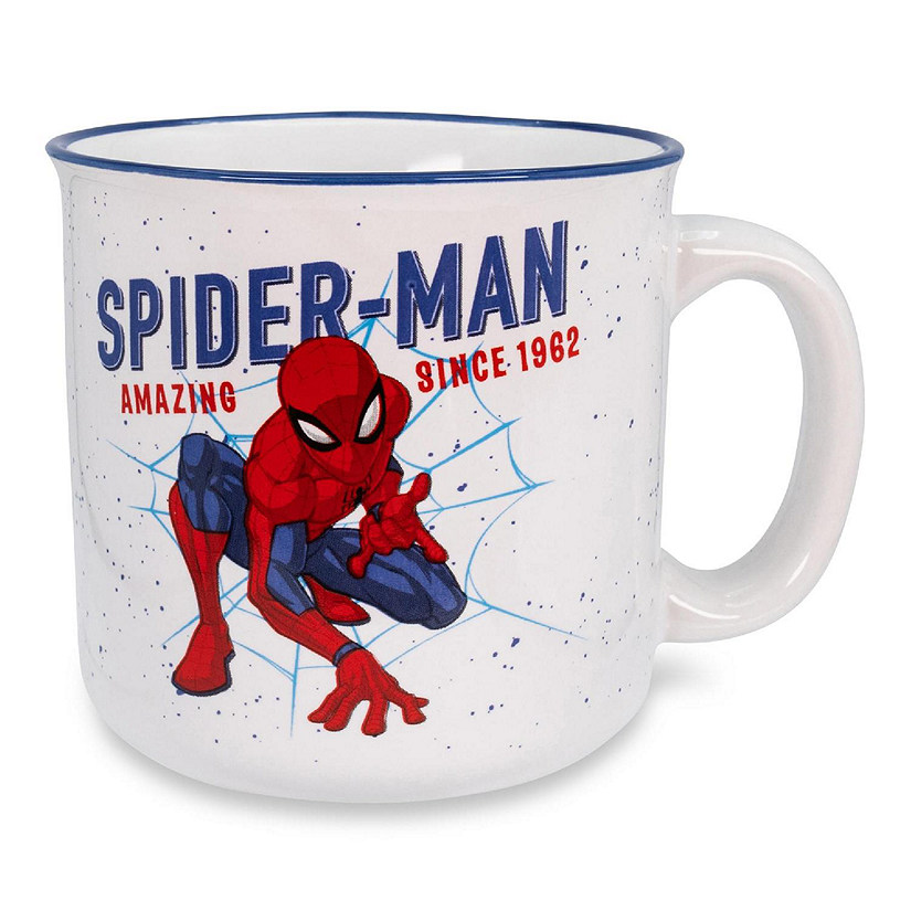 Marvel Spider-Man "Amazing Since 1962" Ceramic Camper Mug  Holds 20 Ounces Image