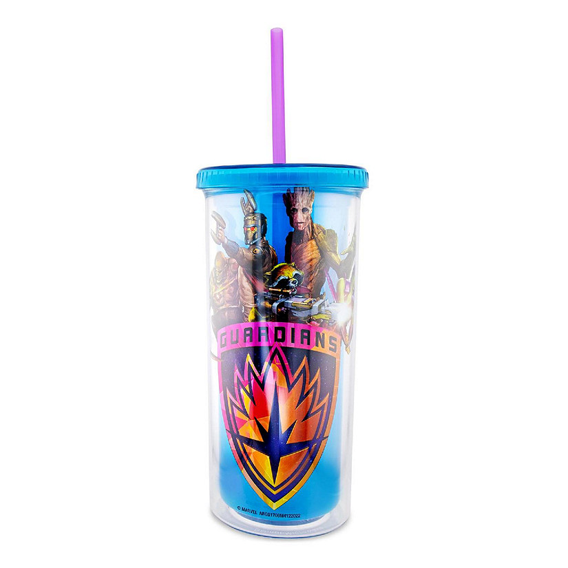 Marvel Studios Guardians Of The Galaxy Color-Changing Plastic Tumbler  20 Ounce Image