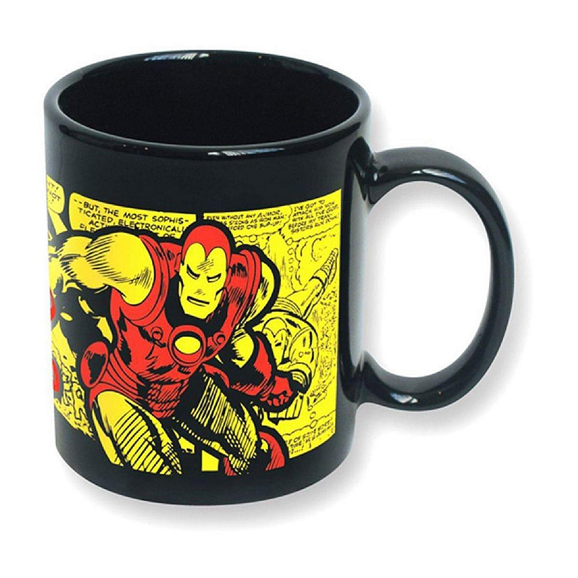 Marvel The Invincible Iron Man Comic Wrap 11 oz Ceramic Mug Image