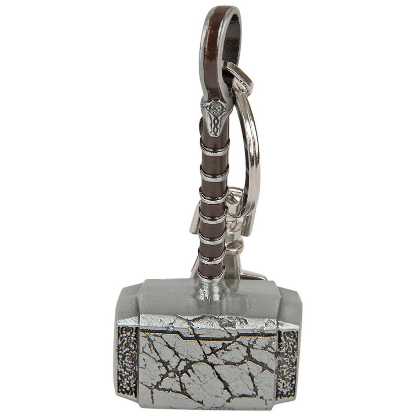 Marvel Thor Love and Thunder Mjollnir 3D Metal Keychain Image