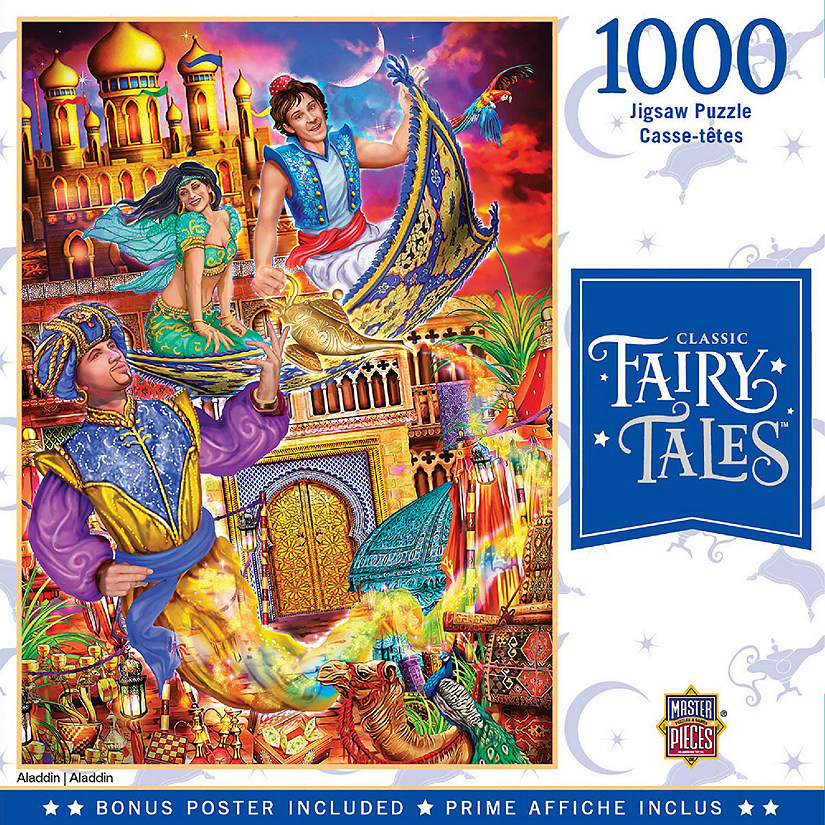 MasterPieces Classic Fairy Tales - Aladdin 1000 Piece Jigsaw Puzzle Image