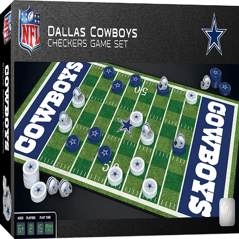 MasterPieces Dallas Cowboys Checkers Image