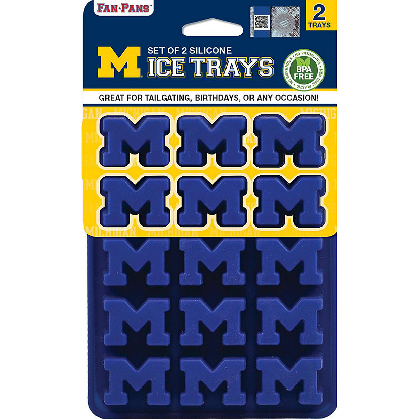 MasterPieces FanPans Team Silicone Muffin Pan - NCAA Michigan Wolverines Image