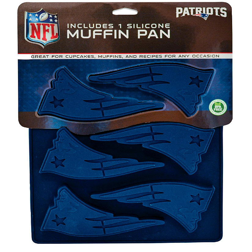MasterPieces FanPans Team Silicone Muffin Pan - NFL New England Patriots Image