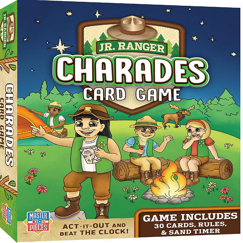 MasterPieces Jr. Ranger Charades Card Game for Kids and Families Image