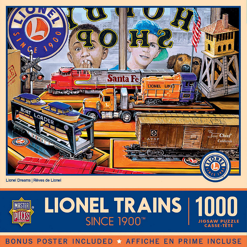 MasterPieces Lionel Trains - Lionel Dreams 1000 Piece Jigsaw Puzzle Image