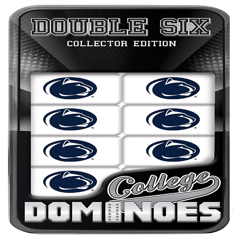 MasterPieces NCAA Penn State Nittany Lions Collector Edition Double Six Dominoes Image