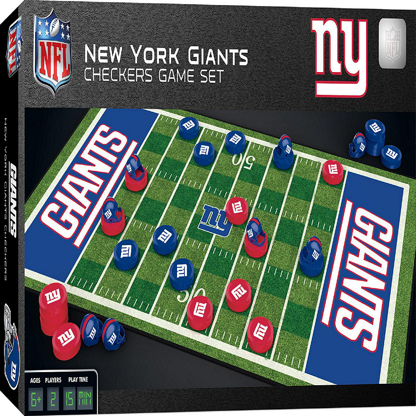 MasterPieces New York Giants Checkers Image
