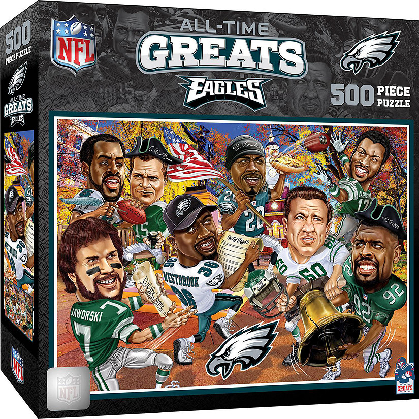 MasterPieces Philadelphia Eagles All-Time Greats 500 Piece Image