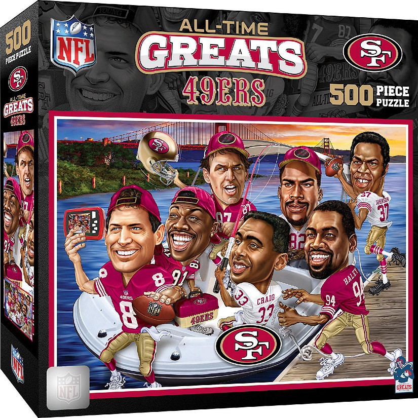 MasterPieces San Francisco 49ers All-Time Greats 500 Piece Image