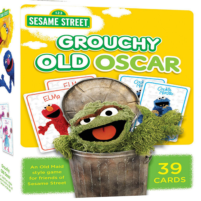 MasterPieces Sesame Street - Grouchy Old Oscar Card Game for Kids Image