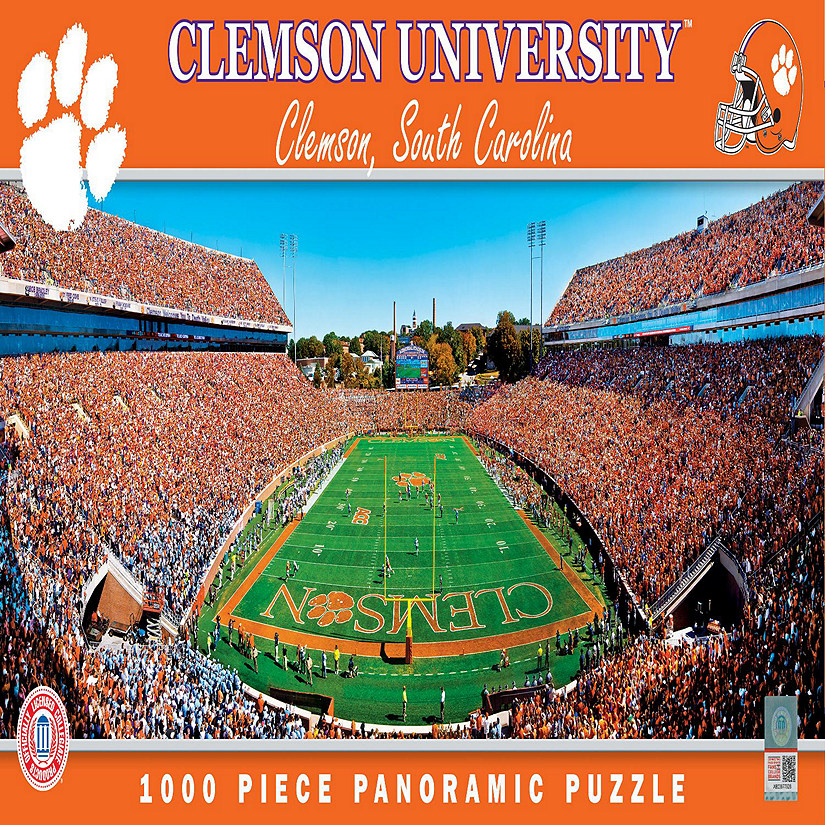MasterPieces Sports Panoramic Puzzle - NCAA Clemson Tigers Endzone View Image