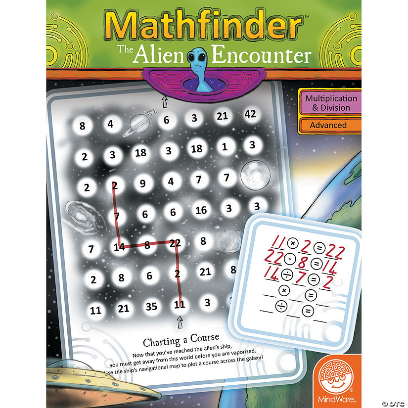 Mathfinder: The Alien Encounter (advanced multiplication/division) Image