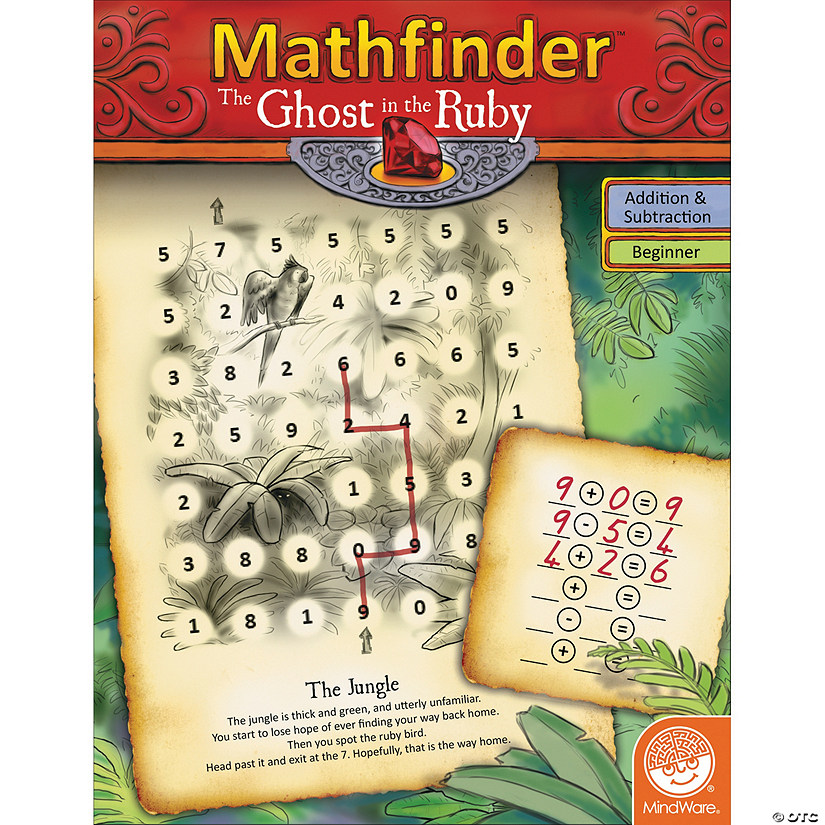 Mathfinder: The Ghost in the Ruby (easy addition/subtraction) Image
