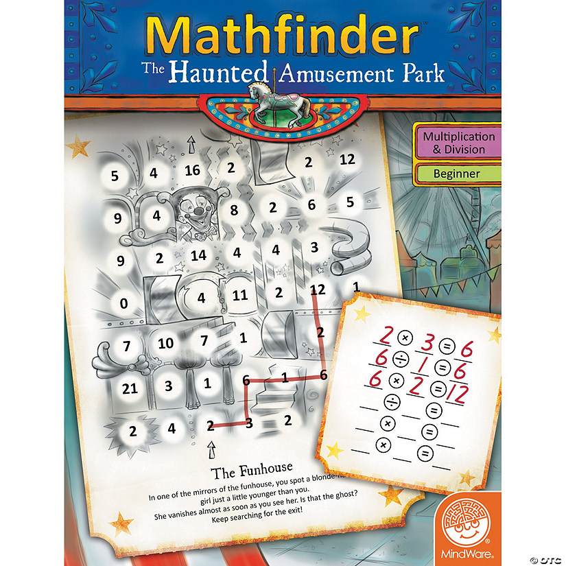 Mathfinder: The Haunted Amusement Park (easy multiplication/division) Image