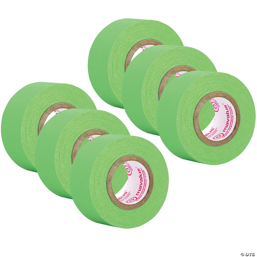 Mavalus Tape, 1" x 324", Green, 6 Rolls Image