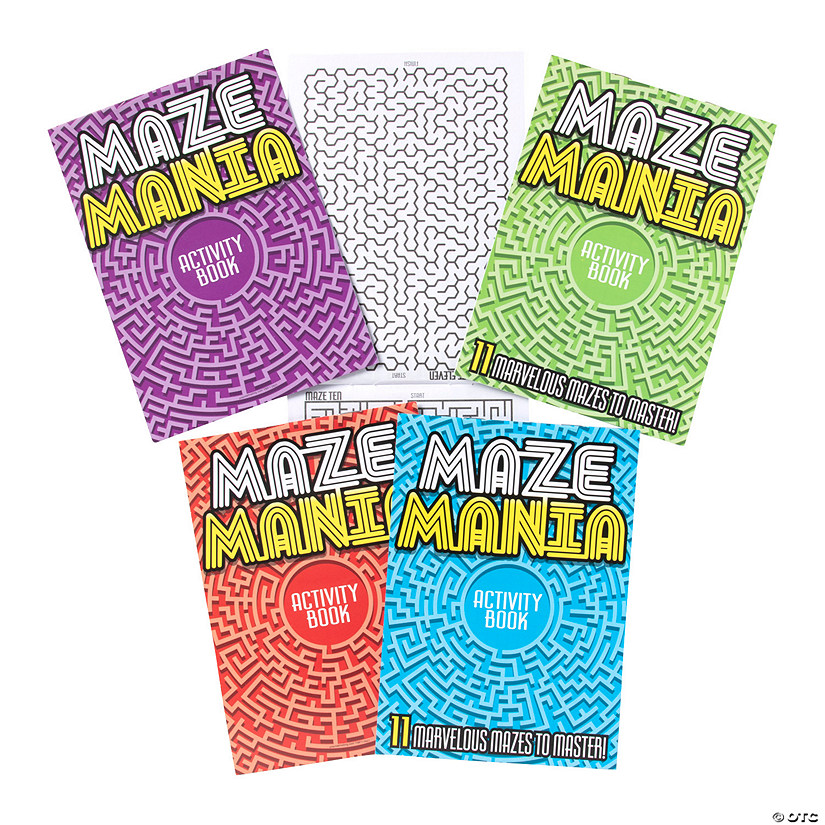 Maze Mania Activity Books - 24 Pc. Image
