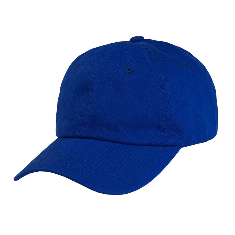 Mechaly Cotton Dad Hat Adjustable Cap (Blue) Image