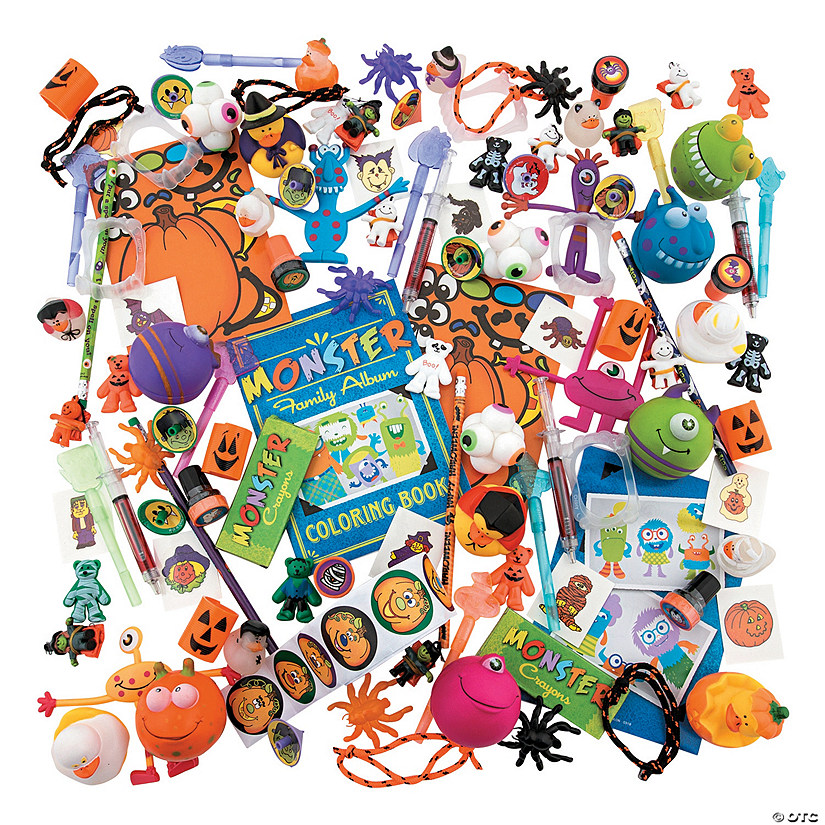 Mega Bulk 1000 Pc. Halloween Toy, Prize & Novelty Assortment Image