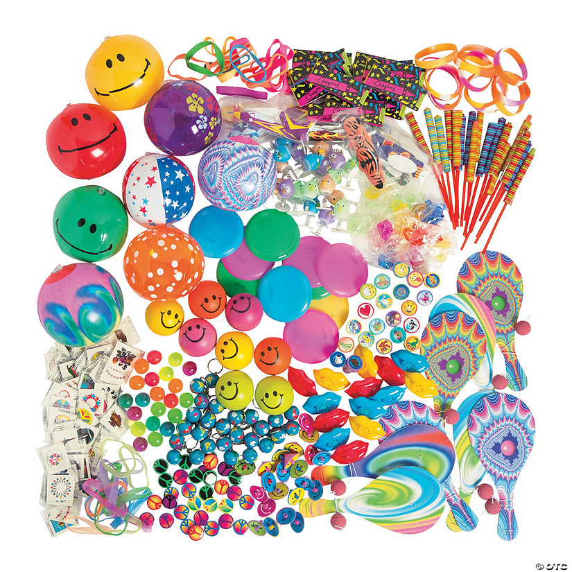 Mega Bulk 1000 Pc. Multicolor Toy & Novelty Handout Assortment Image