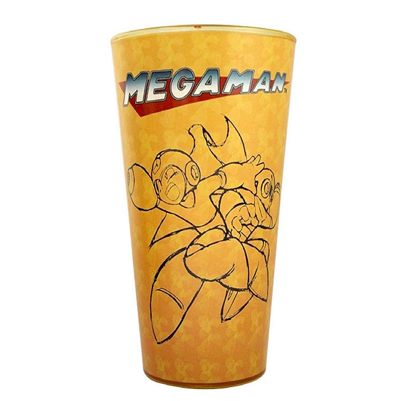 Mega Man & Zero 16oz Orange Pint Glass Image