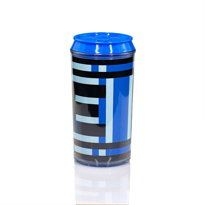 Mega Man Official Energy Tank Travel Can  E-Tank Can Holds Your Favorite Drink Image