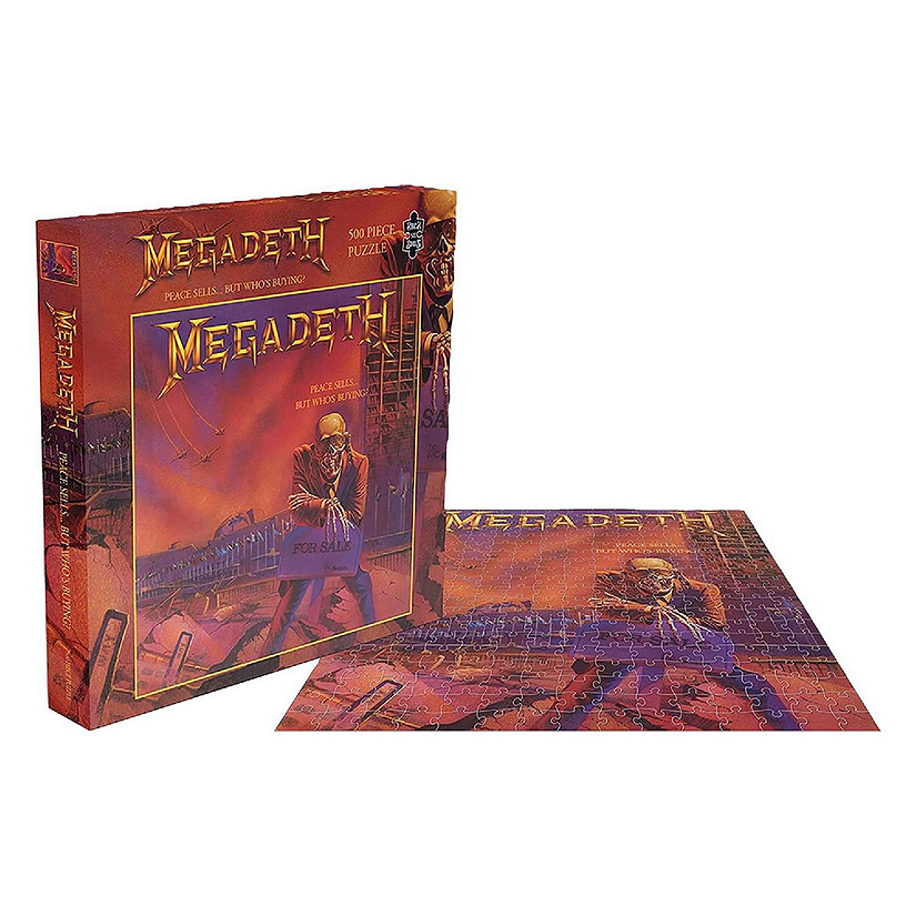 Megadeth Peace Sells But Whos Buying 500 Piece Jigsaw Puzzle Image