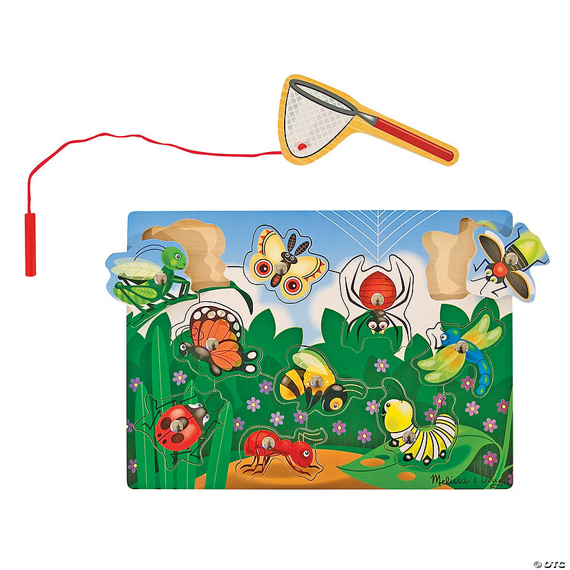 Melissa & Doug<sup>&#174;</sup> Bug-Catching Magnetic Puzzle Game Image