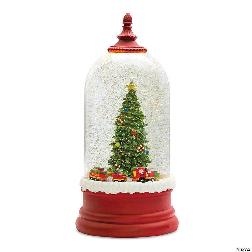 Melrose International Christmas Tree Snow Globe, 10.5 Inches Image