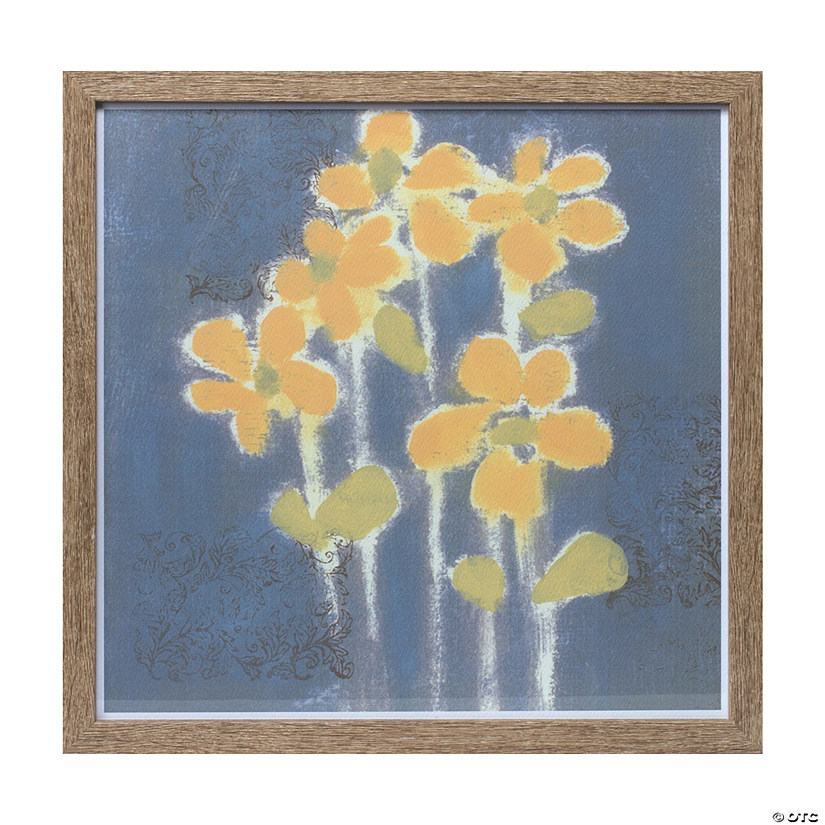 Melrose International Framed Floral Print 14.5In Image