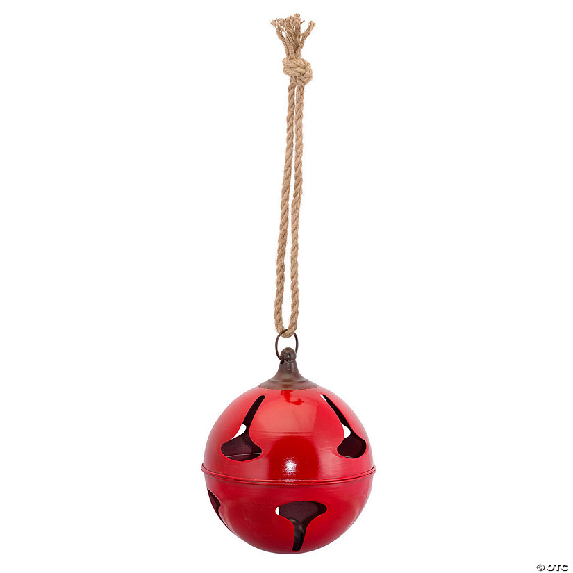 Melrose International Large Metal Sleigh Bell Ornaments, 29 Inches (Set of 2) Image